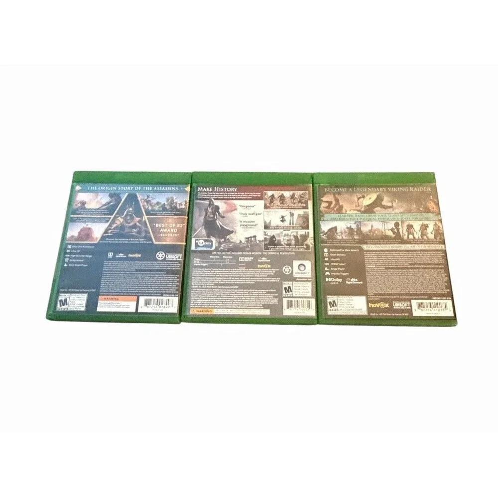 Assassin’s Creed Xbox One Lot Origins Unity Valhalla